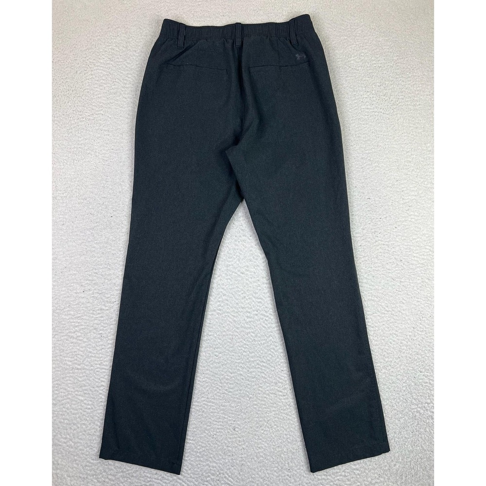 Under Armour Pants Mens 32x32 Gray Golf Vented Chino Performance Straight Leg - Picture 2 of 13